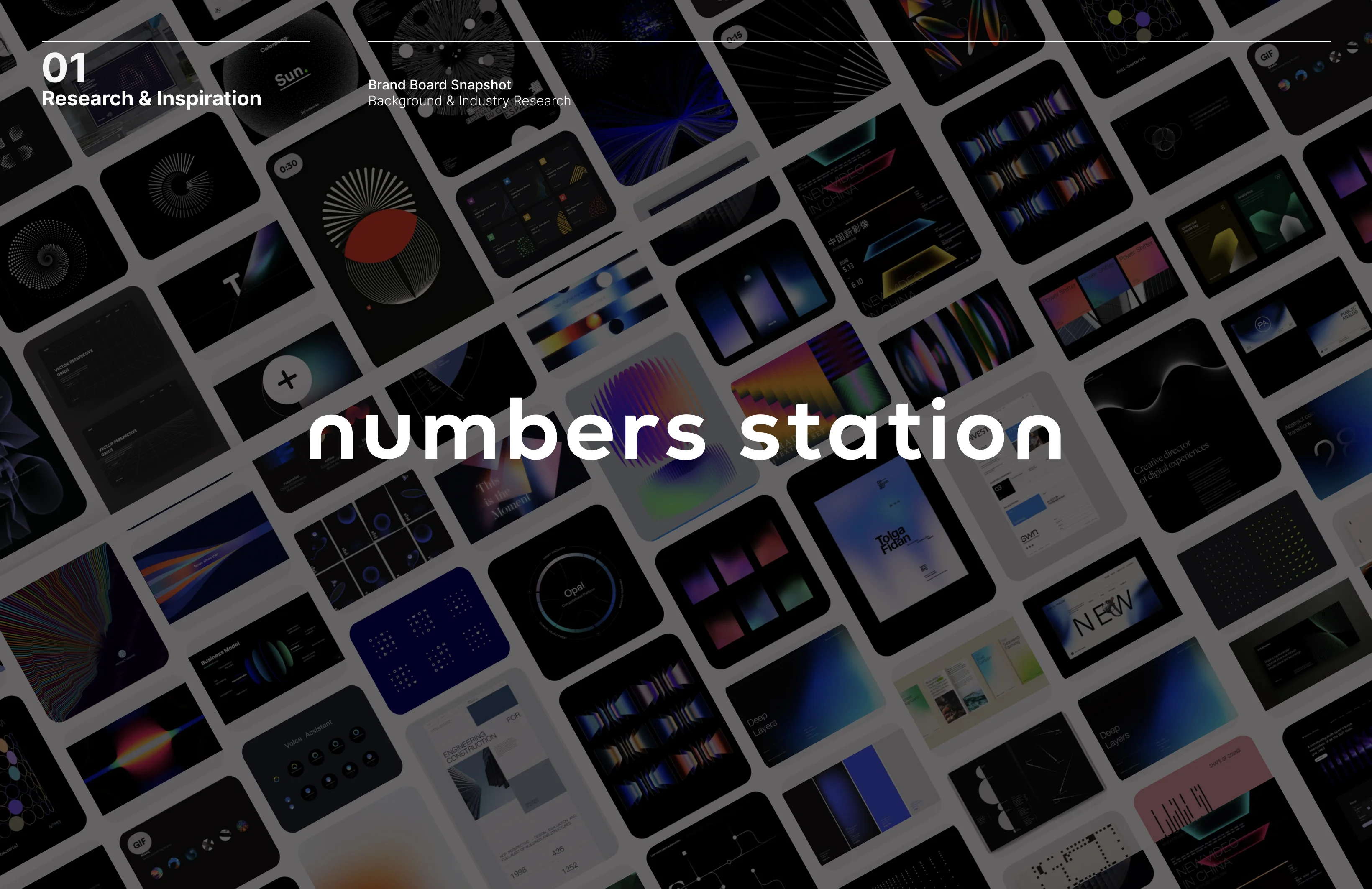 High Seas created an image library to help Numbers Station tell their complex story