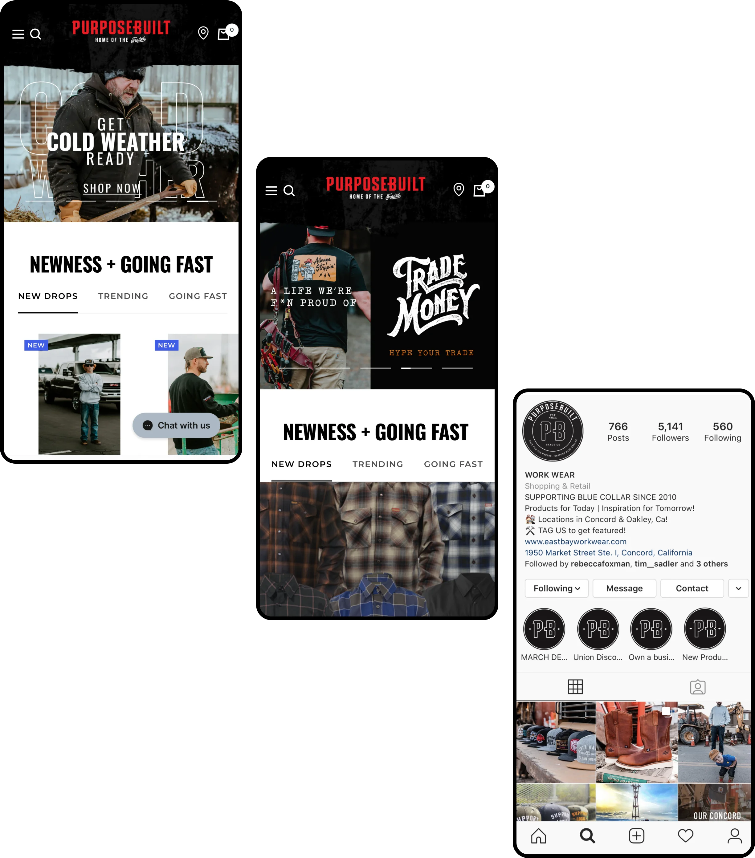High Seas generated a compelling mobile experience when developing the Purpose Built site